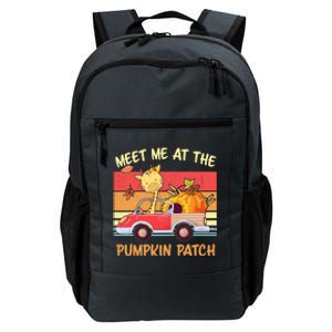 Meet Me At The Pumpkin Patch Thanksgiving Halloween Truck Gift Daily Commute Backpack