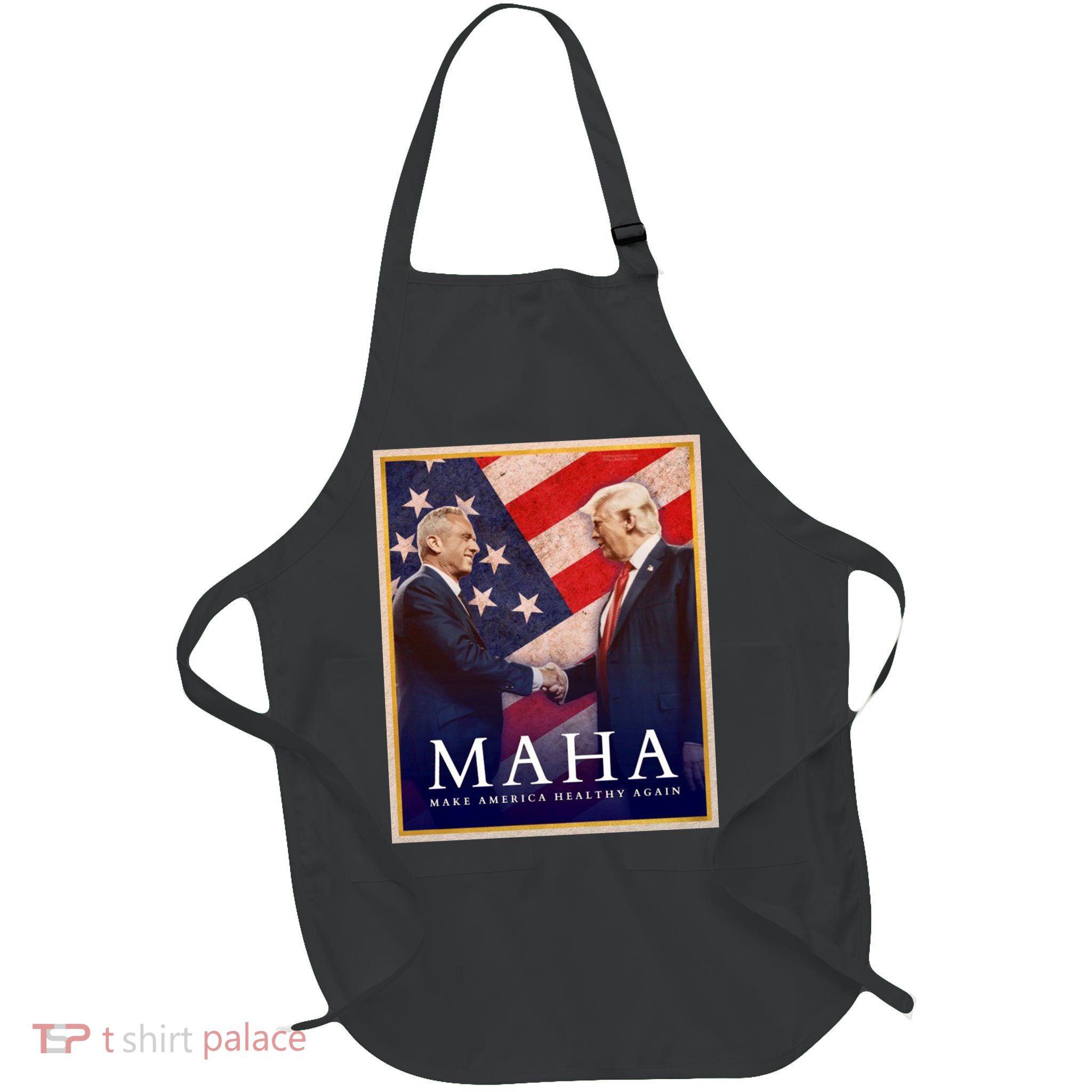 Maha Make America Healthy Again Full-Length Apron With Pockets
