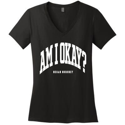 Megan Moroney Am I Ok? Women's V-Neck T-Shirt