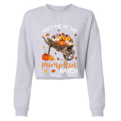 Meet Me At The Pumpkin Patch Gift Cropped Pullover Crew