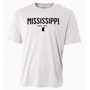 Mississippi Minimalist Autumn Fall Cool Apparel Clothing Top Cooling Performance Crew T-Shirt