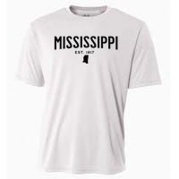 Mississippi Minimalist Autumn Fall Cool Apparel Clothing Top Cooling Performance Crew T-Shirt