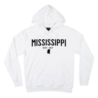 Mississippi Minimalist Autumn Fall Cool Apparel Clothing Top Hoodie