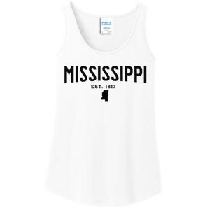 Mississippi Minimalist Autumn Fall Cool Apparel Clothing Top Ladies Essential Tank