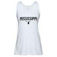 Mississippi Minimalist Autumn Fall Cool Apparel Clothing Top Ladies Essential Flowy Tank