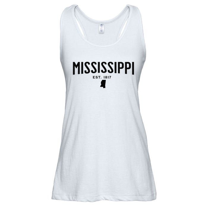 Mississippi Minimalist Autumn Fall Cool Apparel Clothing Top Ladies Essential Flowy Tank