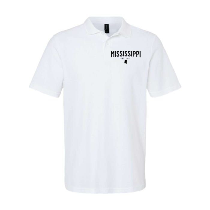 Mississippi Minimalist Autumn Fall Cool Apparel Clothing Top Softstyle Adult Sport Polo