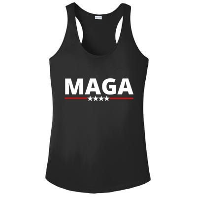 MAGA Make America Great Again Trump Ladies PosiCharge Competitor Racerback Tank