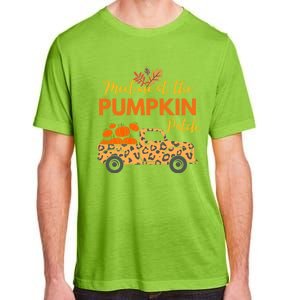 Meet Me At The Pumpkin Patch Thanksgiving Fall Pumpkin Gift Adult ChromaSoft Performance T-Shirt