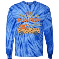 Meet Me At The Pumpkin Patch Thanksgiving Fall Pumpkin Gift Tie-Dye Long Sleeve Shirt