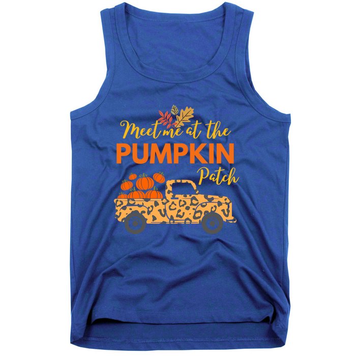 Meet Me At The Pumpkin Patch Thanksgiving Fall Pumpkin Gift Tank Top