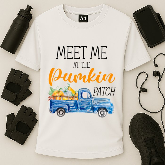 Meet Me At The Pumpkin Patch Cute Halloween Cooling Performance Crew T-Shirt