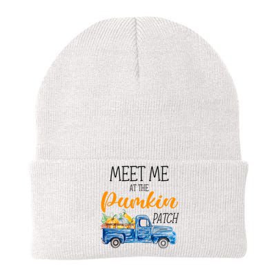 Meet Me At The Pumpkin Patch Cute Halloween Knit Cap Winter Beanie