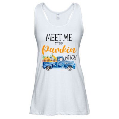Meet Me At The Pumpkin Patch Cute Halloween Ladies Essential Flowy Tank