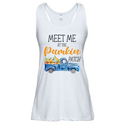 Meet Me At The Pumpkin Patch Cute Halloween Ladies Essential Flowy Tank