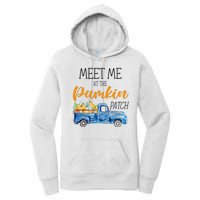 Meet Me At The Pumpkin Patch Cute Halloween Women's Pullover Hoodie