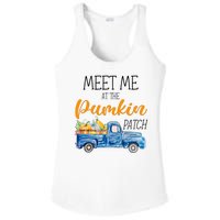 Meet Me At The Pumpkin Patch Cute Halloween Ladies PosiCharge Competitor Racerback Tank