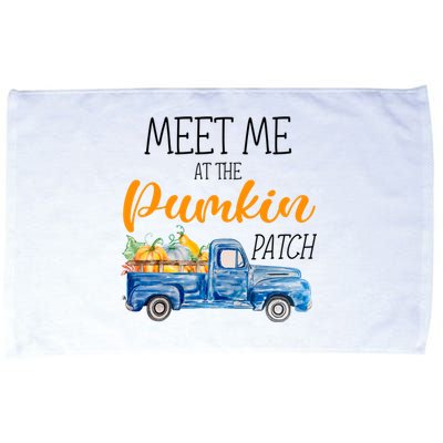 Meet Me At The Pumpkin Patch Cute Halloween Microfiber Hand Towel