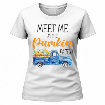 Meet Me At The Pumpkin Patch Cute Halloween Women's T-Shirt