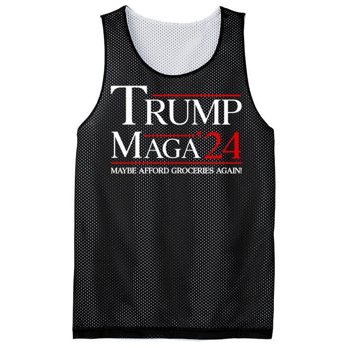 Maga Maybe Afford Groceries Again Mesh Reversible Basketball Jersey Tank