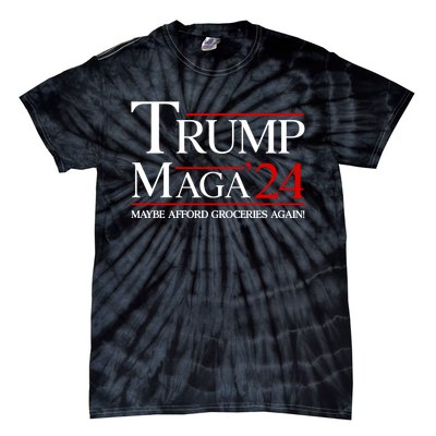 Maga Maybe Afford Groceries Again Tie-Dye T-Shirt