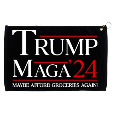 Maga Maybe Afford Groceries Again Grommeted Golf Towel