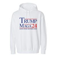 Maga Maybe Afford Groceries Again Garment-Dyed Fleece Hoodie