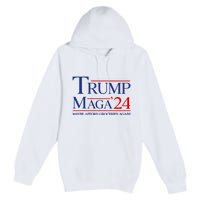 Maga Maybe Afford Groceries Again Premium Pullover Hoodie