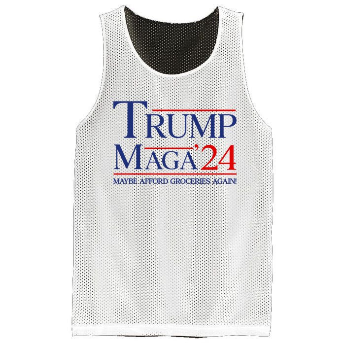 Maga Maybe Afford Groceries Again Mesh Reversible Basketball Jersey Tank