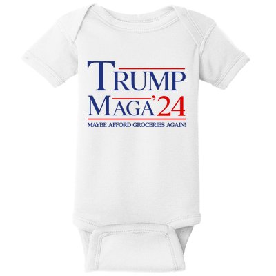 Maga Maybe Afford Groceries Again Baby Bodysuit