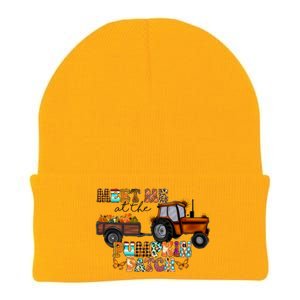 Meet Me At The Pumpkin Patch Truck Autumn Fall Thanksgiving Meaningful Gift Knit Cap Winter Beanie