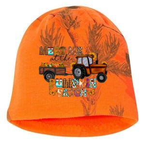 Meet Me At The Pumpkin Patch Truck Autumn Fall Thanksgiving Meaningful Gift Kati - Camo Knit Beanie