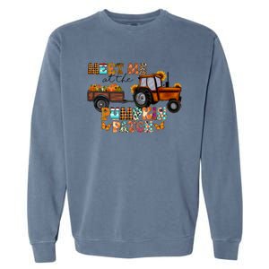 Meet Me At The Pumpkin Patch Truck Autumn Fall Thanksgiving Meaningful Gift Garment-Dyed Sweatshirt