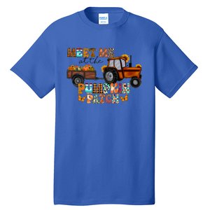 Meet Me At The Pumpkin Patch Truck Autumn Fall Thanksgiving Meaningful Gift Tall T-Shirt