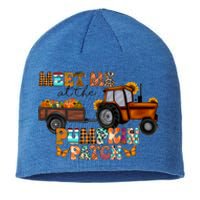 Meet Me At The Pumpkin Patch Truck Autumn Fall Thanksgiving Meaningful Gift Sustainable Beanie