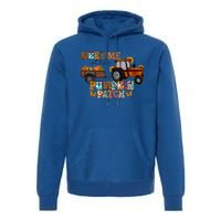 Meet Me At The Pumpkin Patch Truck Autumn Fall Thanksgiving Meaningful Gift Premium Hoodie