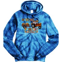 Meet Me At The Pumpkin Patch Truck Autumn Fall Thanksgiving Meaningful Gift Tie Dye Hoodie