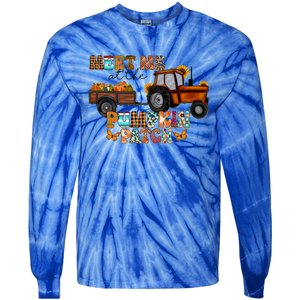 Meet Me At The Pumpkin Patch Truck Autumn Fall Thanksgiving Meaningful Gift Tie-Dye Long Sleeve Shirt