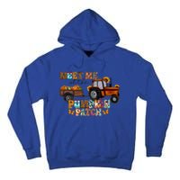 Meet Me At The Pumpkin Patch Truck Autumn Fall Thanksgiving Meaningful Gift Tall Hoodie