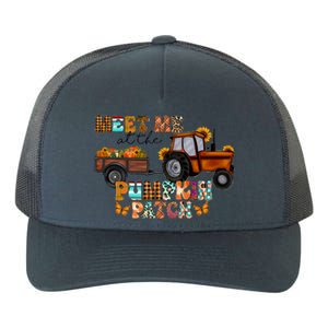 Meet Me At The Pumpkin Patch Truck Autumn Fall Thanksgiving Meaningful Gift Yupoong Adult 5-Panel Trucker Hat