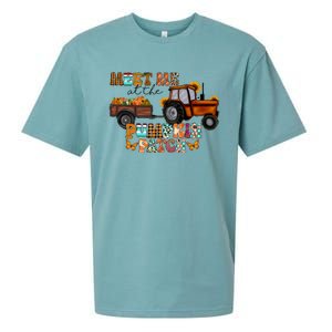 Meet Me At The Pumpkin Patch Truck Autumn Fall Thanksgiving Meaningful Gift Sueded Cloud Jersey T-Shirt