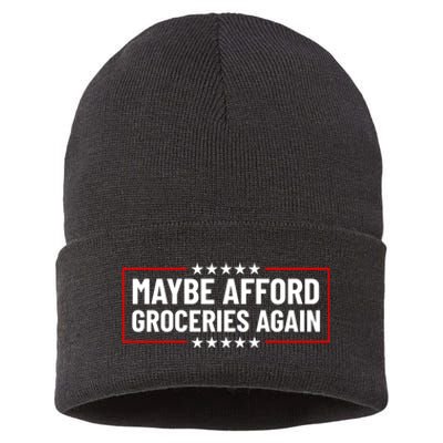 Maga Maybe Afford Groceries Again Sustainable Knit Beanie