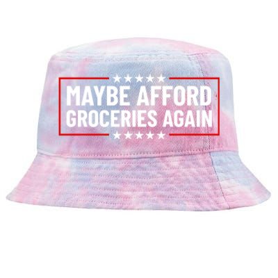 Maga Maybe Afford Groceries Again Tie-Dyed Bucket Hat