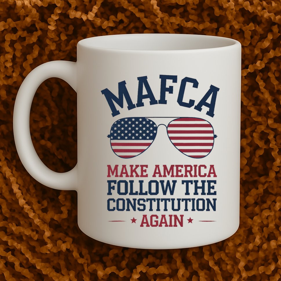 Mafca Make America Follow The Constitution Again Mug
