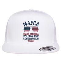 Mafca Make America Follow The Constitution Again Flat Bill Trucker Hat