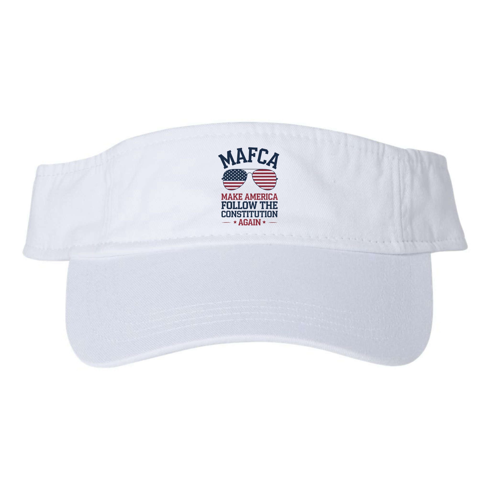 Mafca Make America Follow The Constitution Again Visor