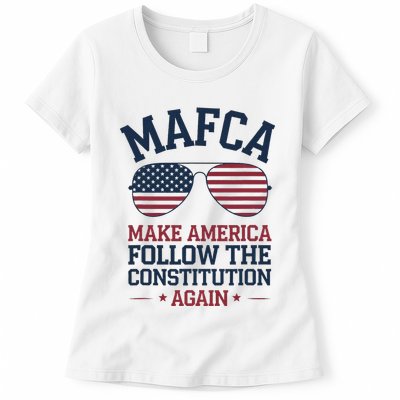 Mafca Make America Follow The Constitution Again Womens T-Shirt