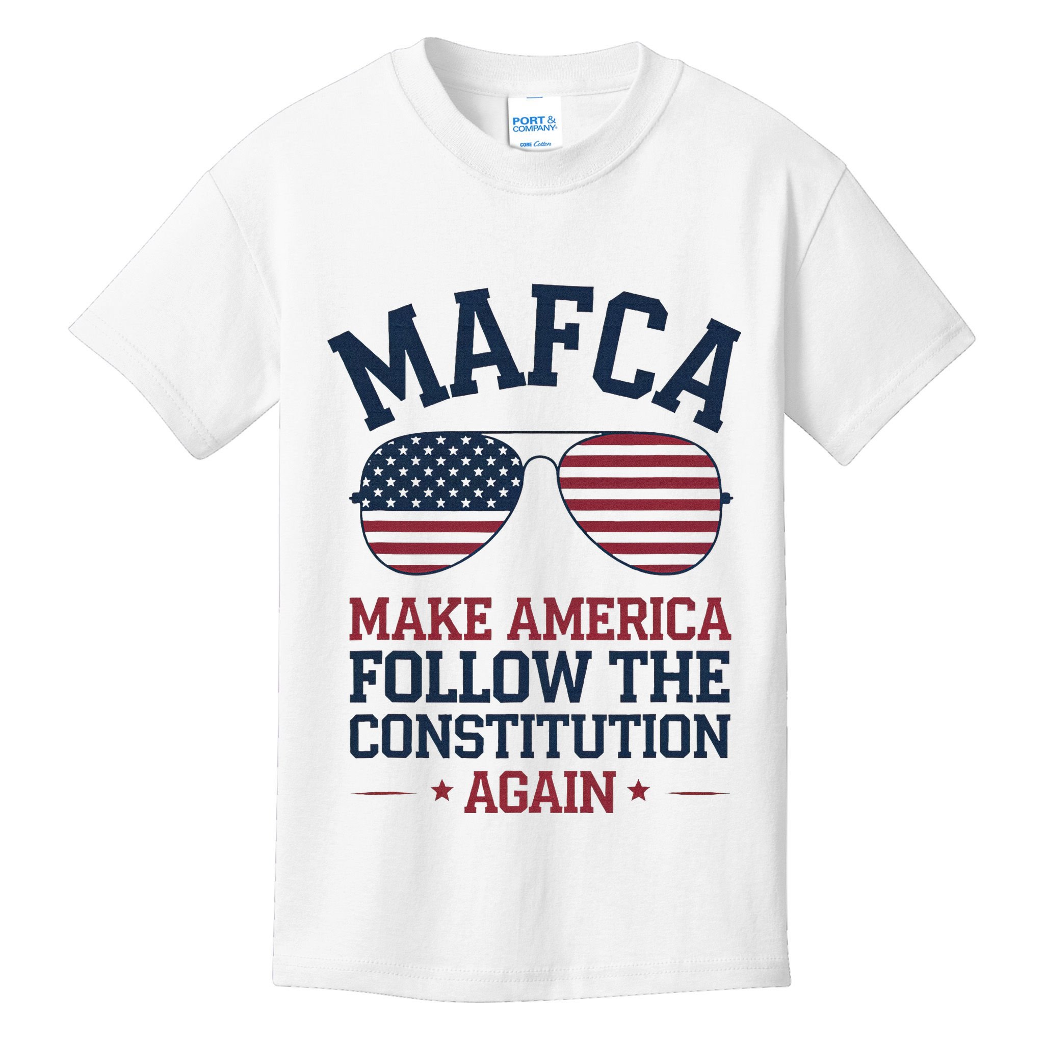 Mafca Make America Follow The Constitution Again Kids T-Shirt