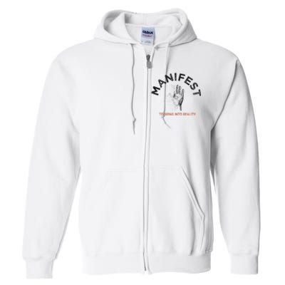 MANIFEST Full Zip Hoodie