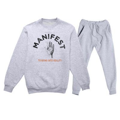 MANIFEST Premium Crewneck Sweatsuit Set